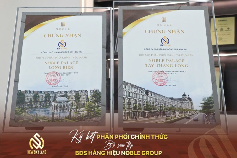 New Sky Land chính thức ký kết hợp tác chiến lược với Noble Group