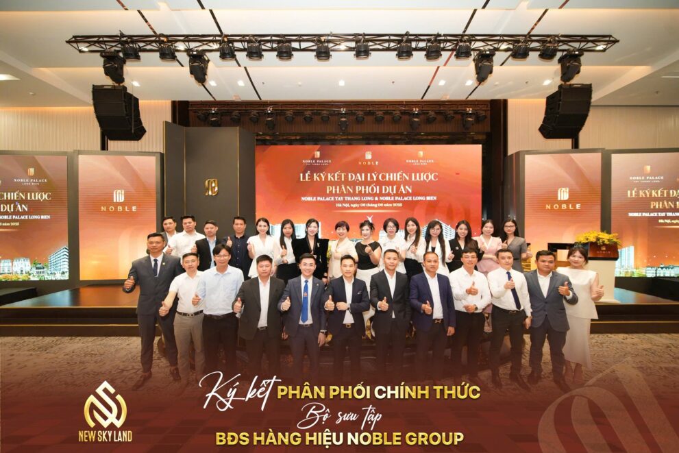 New Sky Land chính thức ký kết hợp tác chiến lược với Noble Group