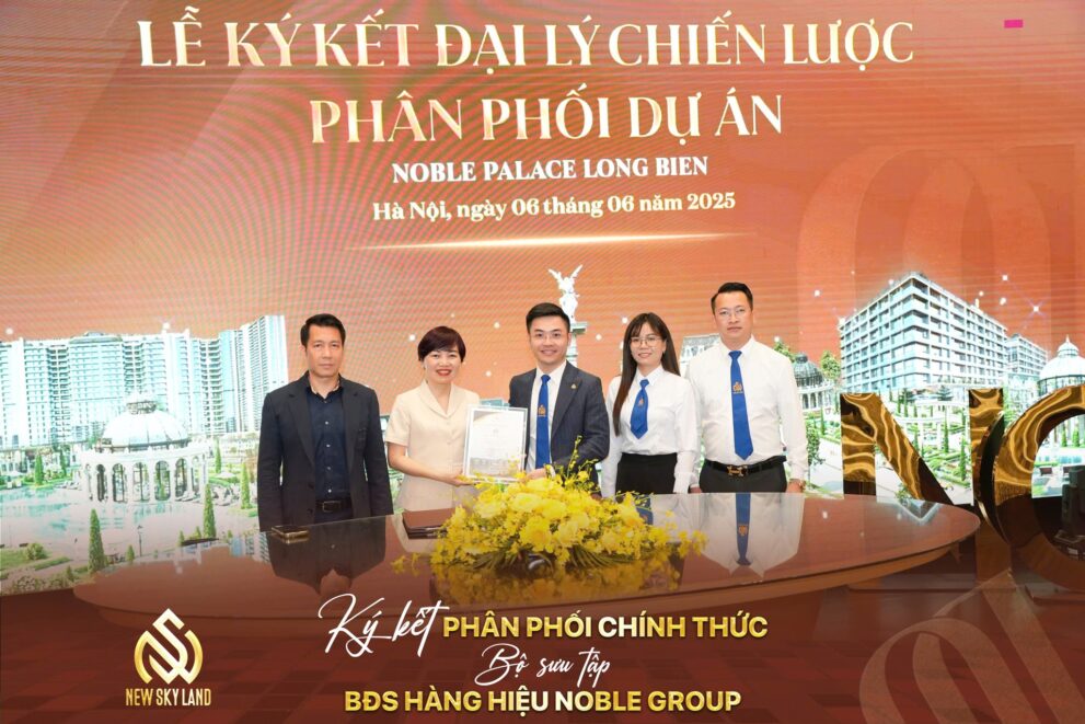 New Sky Land chính thức ký kết hợp tác chiến lược với Noble Group